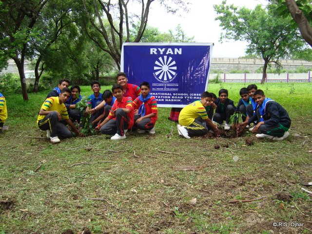 Tree Plantation - Ryan International School, Hal Ojhar